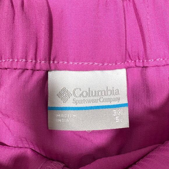 Columbia NWT Pink PFG Omni-Shade Utility Shorts - Size 2X - Women's Plus Size - Picture 5 of 9